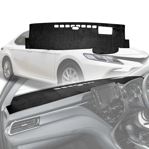 X-CAR Dash Mat for Toyota Camry 2018-2024 with Heads Up Display Microfiber Non-Slip Pad Cover Interior Accessories