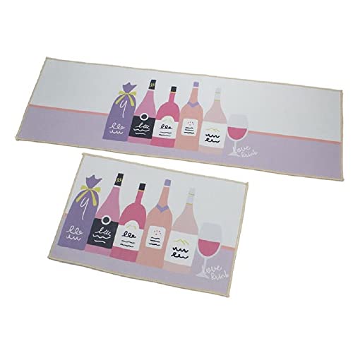 Image of Home Cloud Rubber 6mm Fruit Printed Thick Anti Slip, Washable, Big Size, Printed, Designer Folding Kitchen Mat for Floor Home Bedroom - , Standard Size (41 x 122 cm 41 x 61 cm)