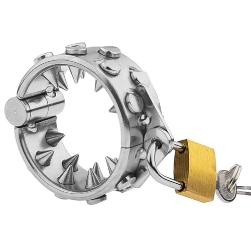Hoden Folter Geräte Cbt Ball Torture Hodenpresse Humbler Hodenpranger Hodenstrecker Hodenringe für den Mann Metall Edelstahl Hodengewichte für Männer SM Penis Folter Bdsms Spielzeug Extrem für Männer