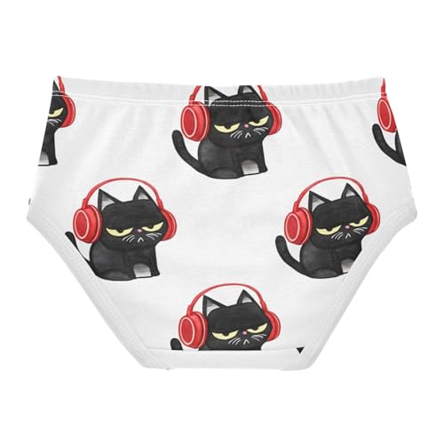 Florals Girls Underwear Toddlers 2t Cotton Cute Panties Girl Cute Grumpy Black Cats Funny Briefs Girls Undies2