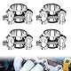 Gelenkbolzenschelle Edelstahl 20-22MM Gelenkbolzen Schelle Schlauchschellen Spannbackenschellen Motorrad Auspuff Schellen Gelenkbolzenschelle Edelstahl 304 (20-22mm)
