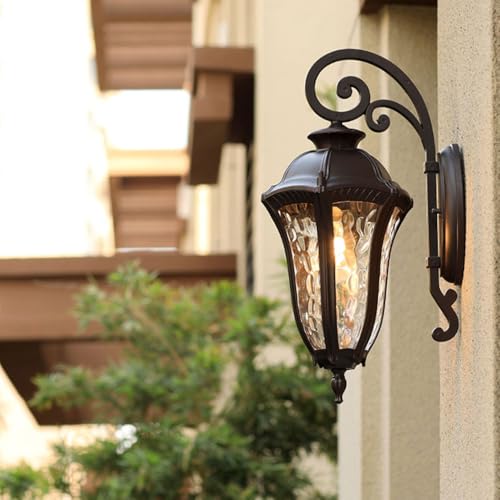 Lampes murales extérieures rétro CONERY en aluminium durable avec douille E27