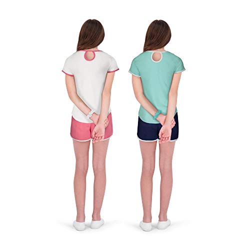 Hind Girls Short Set 2 Piece Athletic Shorts and Workout Tops for Kids3