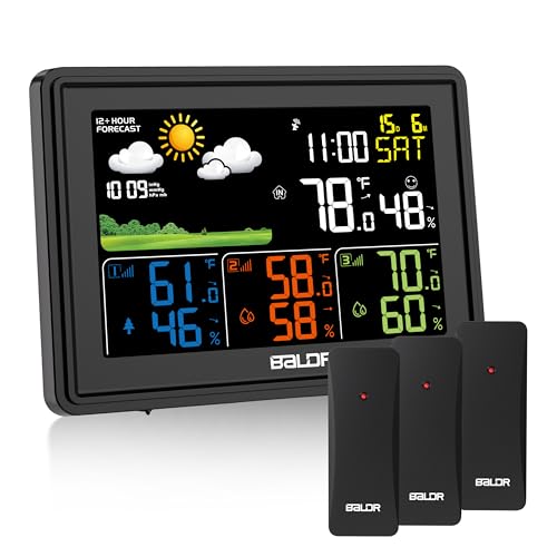 Baldr 359BL1-WT-YUB4 Wireless Color Display Weather Station With Moon Phase, Barometric Pressure cover