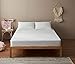 DAPU Pure Linen Pillowcases with Stone Washed 1 Pair Woven from 100% Fine French Natural Flax(Queen, White)