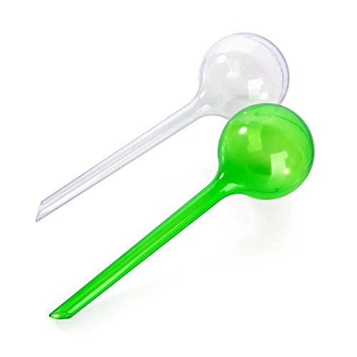 MyLifeUNIT Plant Watering Globes, Automatic Watering Bulbs Plants Flowers Irrigation Tool, 2-Pack Large