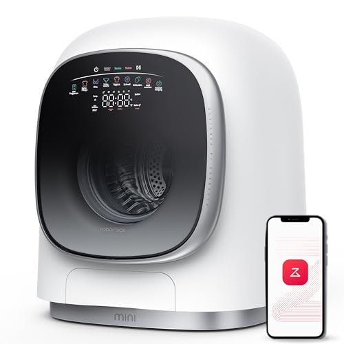 roborock Zeo Mini Waschtrockner | 1 kg Waschen & 0,5 kg Trocknen | Zeo-cycle Niedertemperatur-Trocknung | LintClear Selbstreinigungssystem | Intelligente Dosierung | 20+ Wasch- & Trockenprogramme