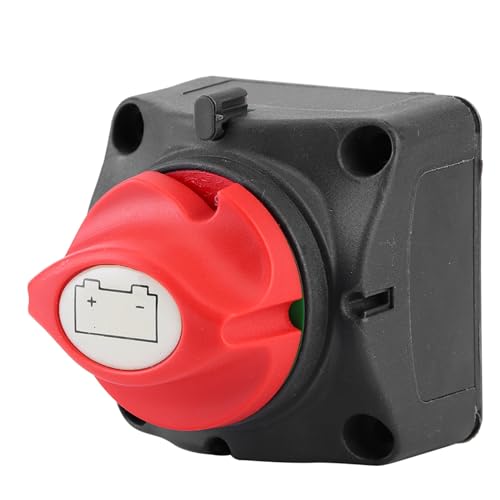 Interruttore Isolatore Batteria 12V 600A - Stacca Energia Master per RV e Yacht, Due Livelli di Disconnessione