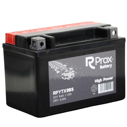 Batería Moto YTX9-BS AGM High Power 12V 8Ah 135Amp. Máximo Poder de Arranque. Made in Europa.