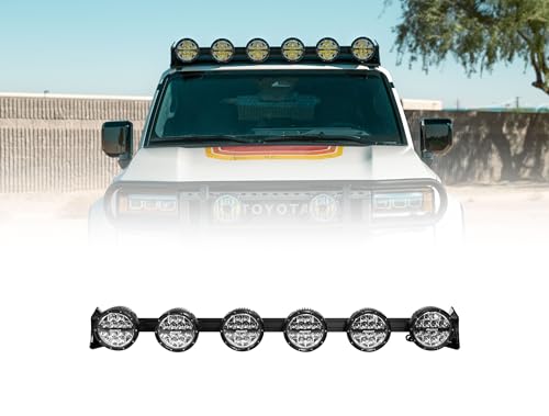 Round Light Mount for Rago Fabrication's 2024 Toyota Land Cruiser Roof Racks | Compatible with (6) 6