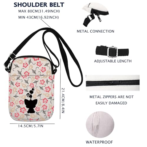 VAMSII P and H Crossbody Bag M Inspired Gift Polynesian Princess Gift2