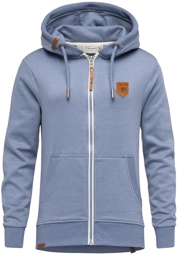REPUBLIX Damen Sweatjacke Hoodie Sweatshirt Pullover Zipper Jacke RD-023 Blau Melange M REPUBLIX Damen Sweatjacke Hoodie Sweatshirt Pullover Zipper Jacke RD-023 Blau Melange M