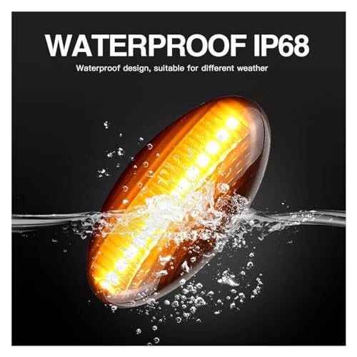 Wskaźnik lusterka 2 x LED dynamiczny kierunkowskaz migacz do 307 206 407 107 607 1007 dla C1 C2 C3 C5 C6 sekwencyjne boczne światło obrysowe