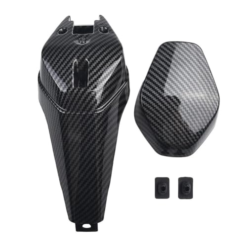 Capot de carénage arrière en fibre carbone noir pour optimiser l'aérodynamisme