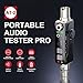 Xvive AT-2 Portable Audio Tester - XLR Cable Tester, Signal Generator, Phantom Power Check, Rechargeable Audio Tool for Engineers Musicians