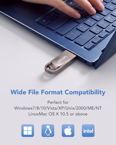 Lexar E31 64GB USB 3.2 Gen 1 Flash Drive | Thumb Drive up to 100MB/s, Duable Metal Finish, Storage Expansion and Backup for PC and Mac systems - image 5