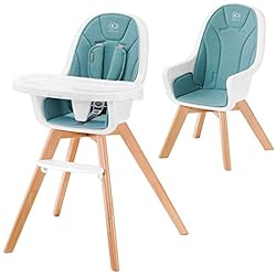 Trona Tixi Kinderkraft Trona Bebé TIXI, Silla Alta, Ergonómica, Ajustable, Turquesa