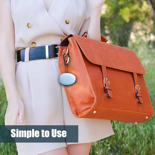 Ohrstöpsel Etui, Tragbare Mini Aufbewahrungsbox für Reisen, Outdoor Aktivitäten, Schlüsselanhänger, Aufbewahrung von Ohrstöpseln, Schmuckstücken, Pillen (Oval)