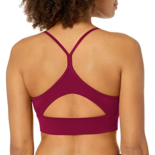 Image of Reebok Women's Satin 91% PES /9% El-Interlock-Hydrophilic Finish /Print-Digital Sublimation-Disperse Classic Workout Sports Bra