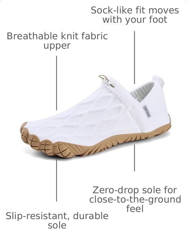 Image of WateLves Barefoot Water Shoes Women Men Minimalist Comfortable Walking Shoes Beach Outdoor Running Sneakers