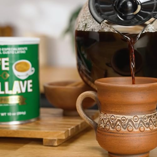 Cafe La Llave Dark Roast Ground Espresso Coffee 10 oz Can Authentic Cuban-Style Rich Bold Strong Flavor Intensely — view 7