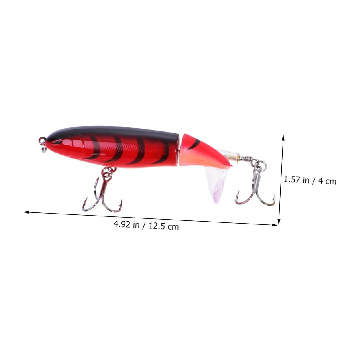BESPORTBLE Esche da Pesca con da 6 Pezzi Esche da Pesca con Occhi 3D Esche Bioniche Realistiche