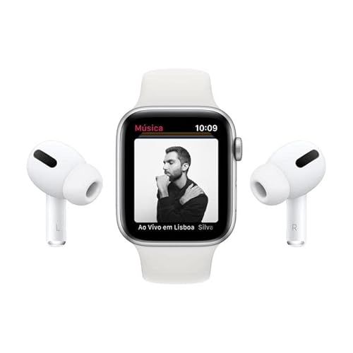 Apple Watch Series 6 Gps, 40 mm, Alumínio Prata, Pulseira Esportiva Branco - Mg283be/a