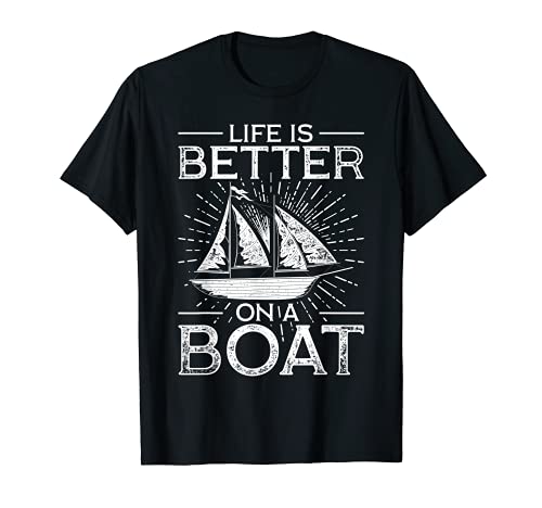 Funny Sailboat Captain Sail Sailor Hobby Nautical Sailing T-Shirt