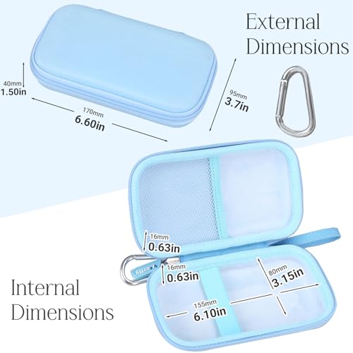 Portable Bank Charger Case for charmast for VRURC for OHOVIV Fast Charging Battery Protective Case(Blue) - Image 4