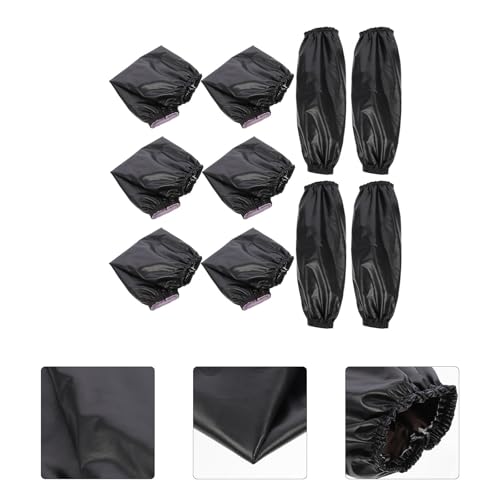 Manguitos de soldadura OUNONA y mangas protectoras de piel sintética para brazos 7