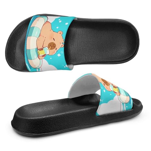 Image of Slides for Boys Girls Quick Drying Kids Slides Sandals Non-Slip