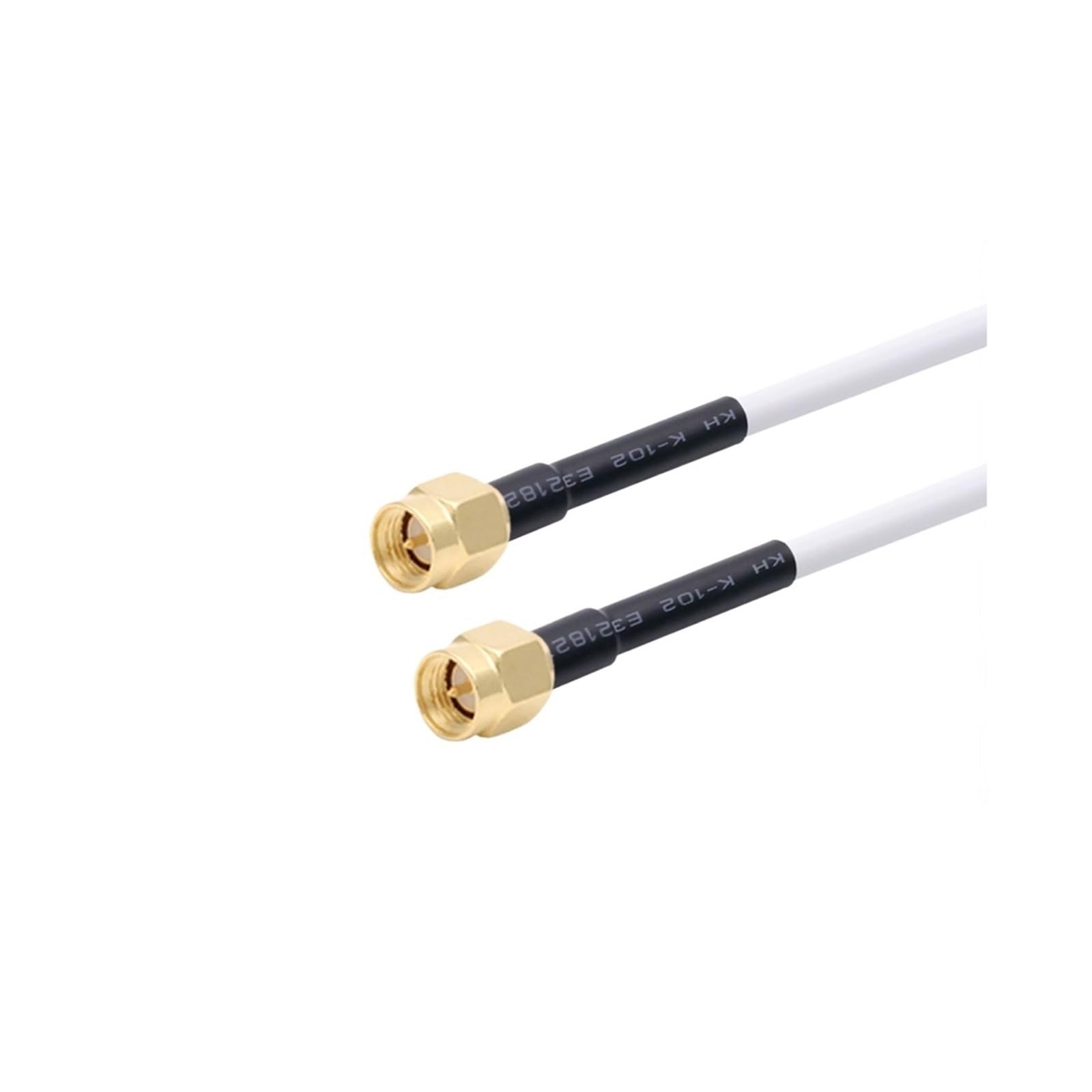 Cable coaxial SMA macho de 1 m a 15 m a RG58 de 50 ohmios, conector de extensión de antena, adaptador de coleta.(SMA M to SMA M-15M)