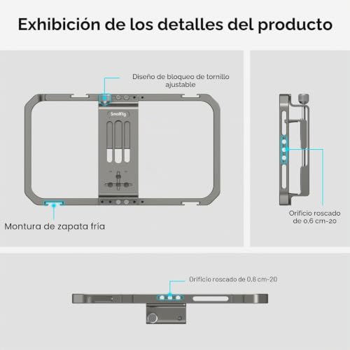 Smartphone Video Rig iPhone 16 Filmmaking Phone Cage Samsung SmallRig 2791B 4