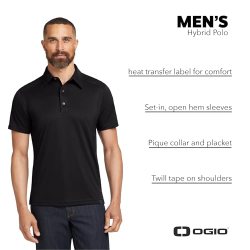 OGIO Unisex Hybrid Polo | Moisture Wicking Polo Shirt for Men & Women, Collared Shirt for Work, Summer & Golf2