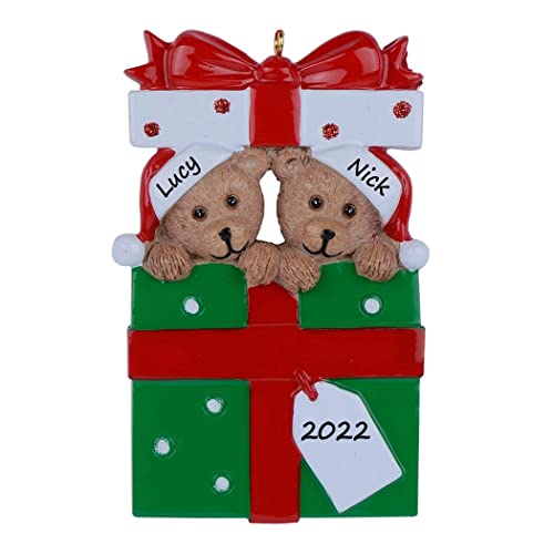 Maxora Bear Family Of 2 Gift Personalized Ornament #TOP21
