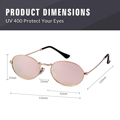 Image of GIFIORE Rimless Rectangle Sunglasses Retro 90s Frameless Sun Glasses Vintage Tint Lens Shades