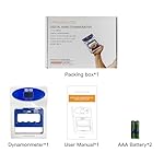 MEGAWISE Grip Strength Dynamometer Pro - Digital Hand Grip Tester & Trainer, 265lbs/120kg High Precision Sensor, Home Fitness, gym (White) - Image 5