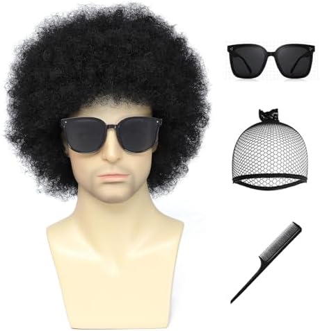 70s Funky Brown Wig - Costumes In Australia - Foto 6