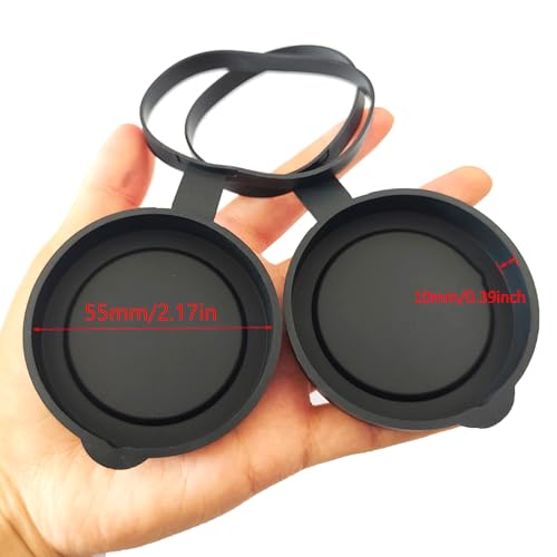 Silicone Caps For Binocular/Monocular Lens Internal Diameter 61-63MM Soft Covers For Hiking And Outdoors Activity