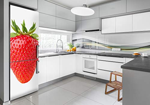 Pegatinas de pared de fresa Tulup 70x190 cm oculta imperfecciones refrigerador 3