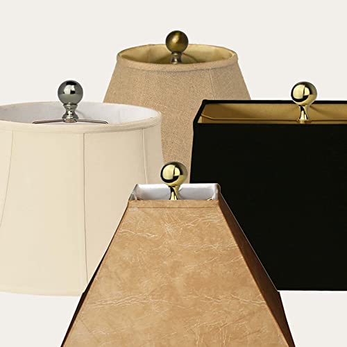 Image of Royal Designs, Inc. Large Ball Lamp Finial (Polished Brass - Pack of 1)
