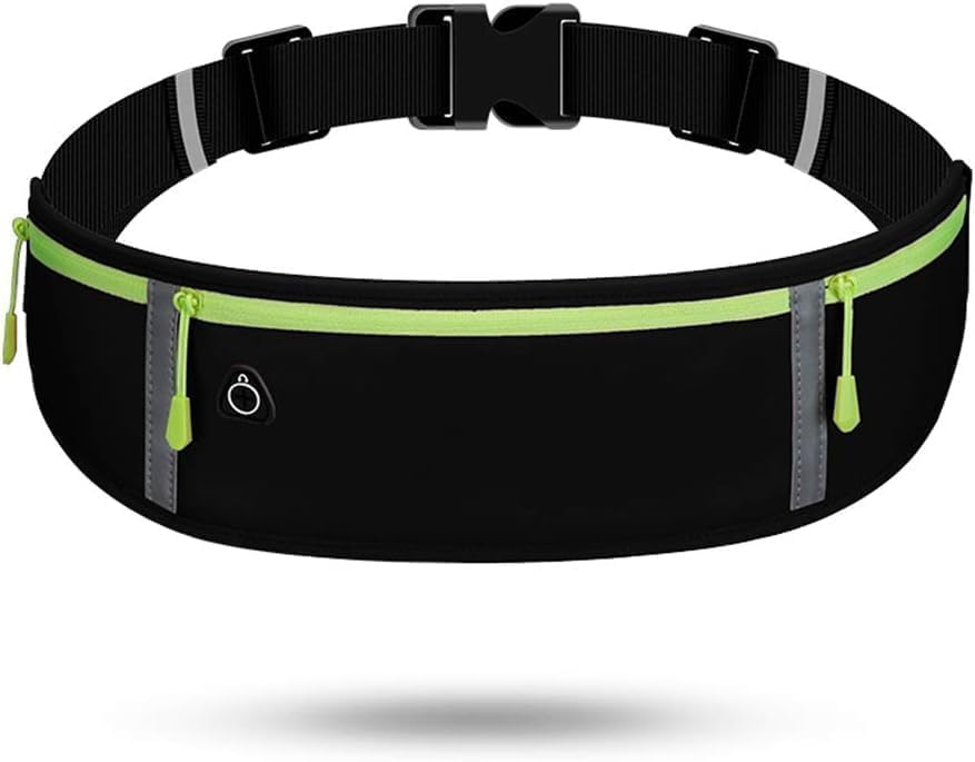 RENESMEE Adjustable Waterproof Running Belt with Multiple Zipper Pockets, Phone Holder Waist Bag for Gym Workouts, Jogging, Hiking, Cycling and Outdoor Fitness – Lightweight Bounce-Free Running Pouch-image-39