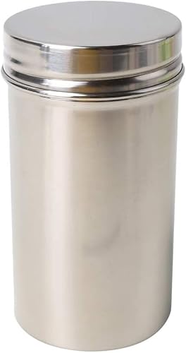 キャニスター お茶筒 タバコケース お茶缶 コーヒーケース 保存容器 ステンレス製 蓋付き コーヒー豆と紅茶密閉缶 防湿保存 密封容器 密封びん 気密性 銀色直径7cm 高さ13cm