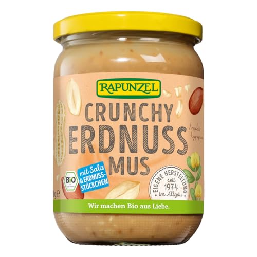 Rapunzel Bio Erdnussmus Crunchy mit Salz (1 x 500 gr)