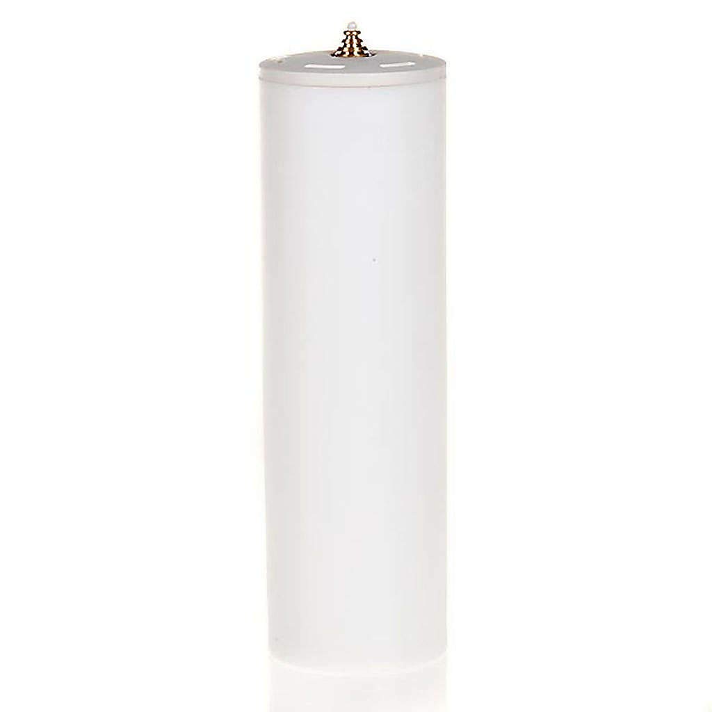 Holyart Candele, ceri, ceretti: Candela a cera liquida con cartuccia diam. 8 cm, 30 cm (11.82 inc.)
