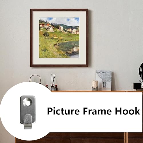 Image of 12PCS J-Shape Wall Mount Hooks, Stainless Steel J Hook, Heavy Duty Single Hole Hanger, Mini J Hook for Hanging Mirror Picture Frames