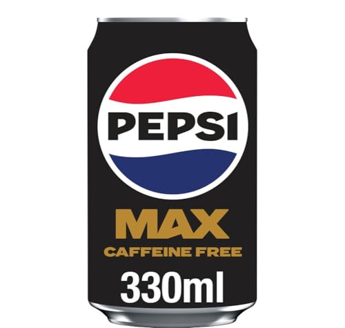 Pepsi Max No Caffeine & No Sugar Soft Drinks, 8 x 330ml