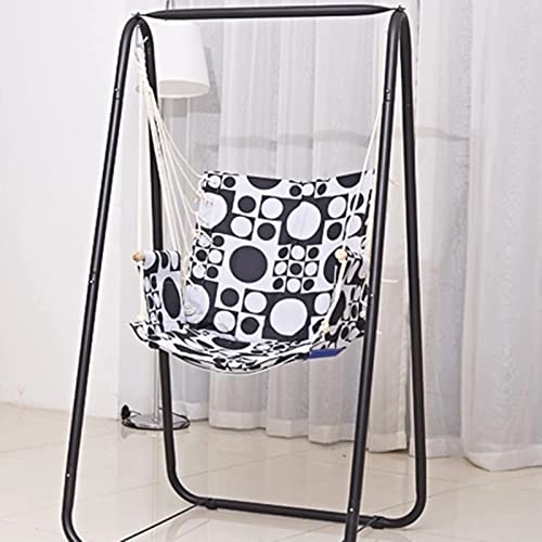 Soporte de hamaca de metal con marco en A para exteriores, patio, capacidad de 100 kg, soporte sensorial para silla oscilante - imagen 2