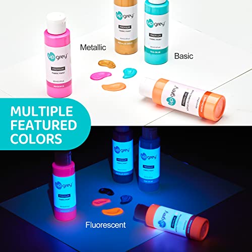 Fabric Paint For Clothes, 20 Colors 2Oz Soft Permanent Textile Paint With 6 Brushes, 1 Palette, Washable Fabric Paint Set, Art Supplies For Clothes, Canvas, T-Shirt, Jeans, Shoes, Bags, Diy Projects(60 Ml/2Fl Oz)) #TOP4