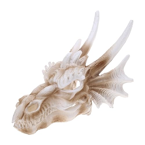 KAHDGSS Fishtanks Resin Decoration Aquariums Realistic Dinosaur Skull Landscaping Decorations Cave House Shelter House Ornament
